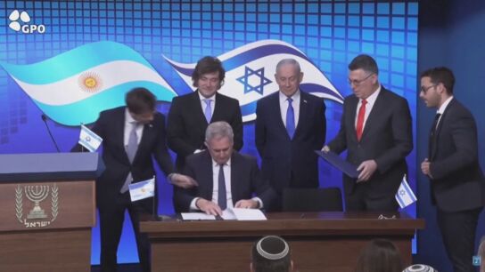 Israel y Argentina firman los Acuerdos de Isaac para reforzar su alianza estratégica