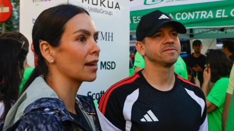 Cristina Pedroche y Dabiz Muñoz en la XIII Carrera Madrid en Marcha contra el Cáncer