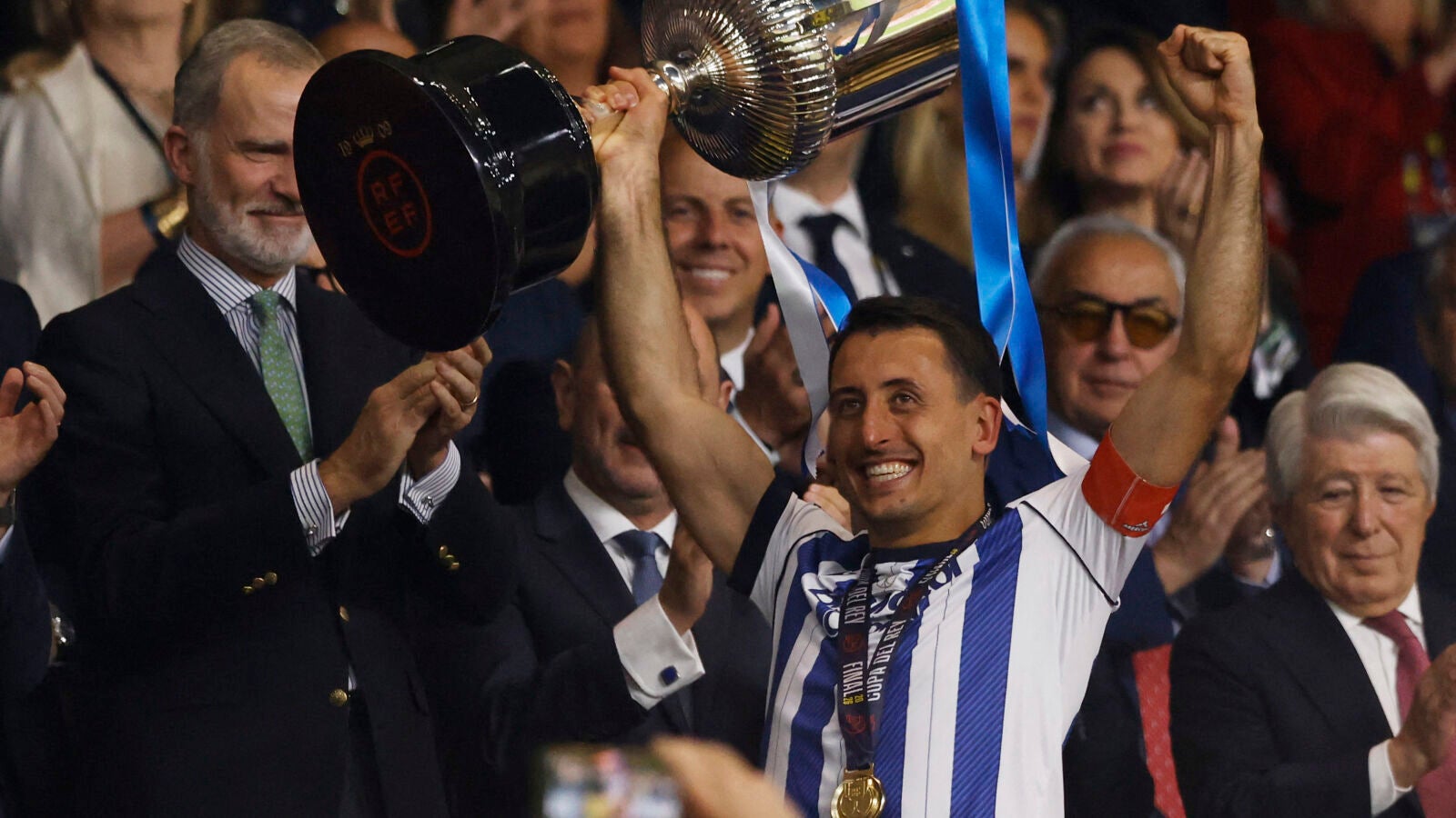 Marrero da a la Real Sociedad su cuarta Copa del Rey en la tanda de penaltis contra el Atlético 