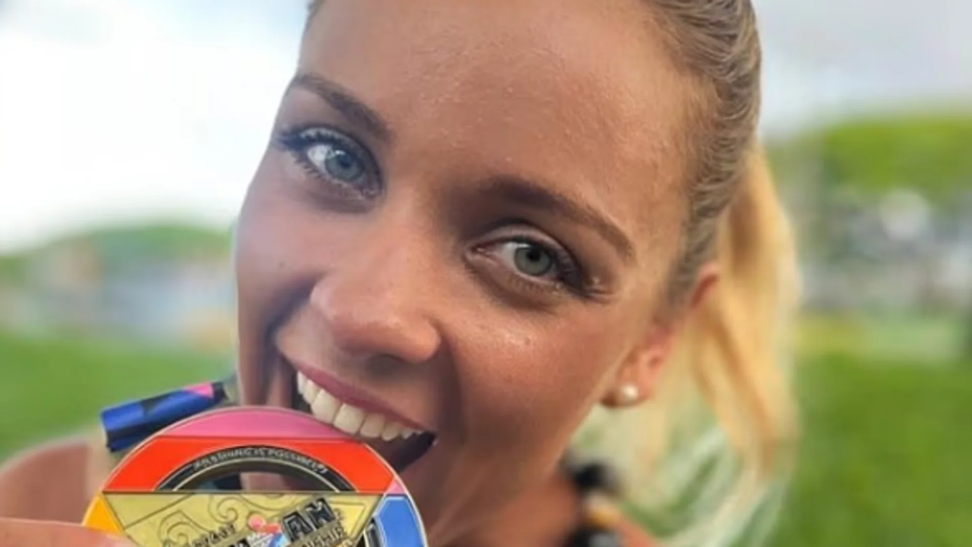 La triatleta e influencer Mara Flávia Araújo La triatleta e influencer Mara Flávia Araújo