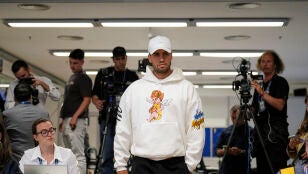 Carlos Alcaraz, el pasado mi&eacute;rcoles en Barcelona