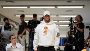 Carlos Alcaraz, el pasado miércoles en Barcelona