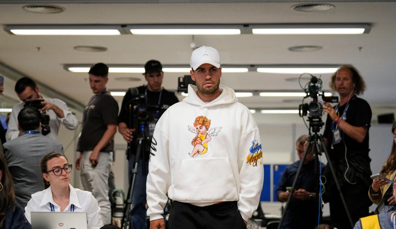 Carlos Alcaraz, el pasado mi&eacute;rcoles en Barcelona