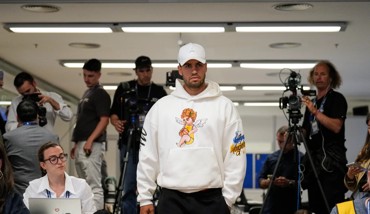 Carlos Alcaraz, el pasado miércoles en Barcelona