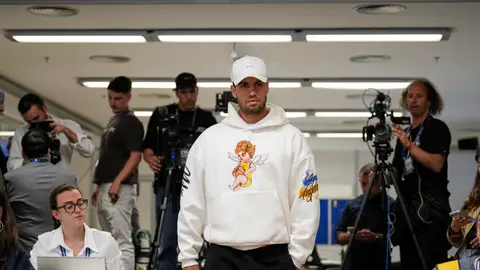 Carlos Alcaraz, el pasado miércoles en Barcelona Carlos Alcaraz, el pasado miércoles en Barcelona