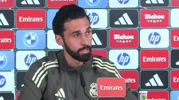 Álvaro Arbeloa, entrenador del Real Madrid, en rueda de prensa Álvaro Arbeloa, entrenador del Real Madrid, en rueda de prensa