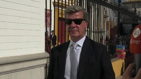 Cayetano Martínez de Irujo ante las cámaras