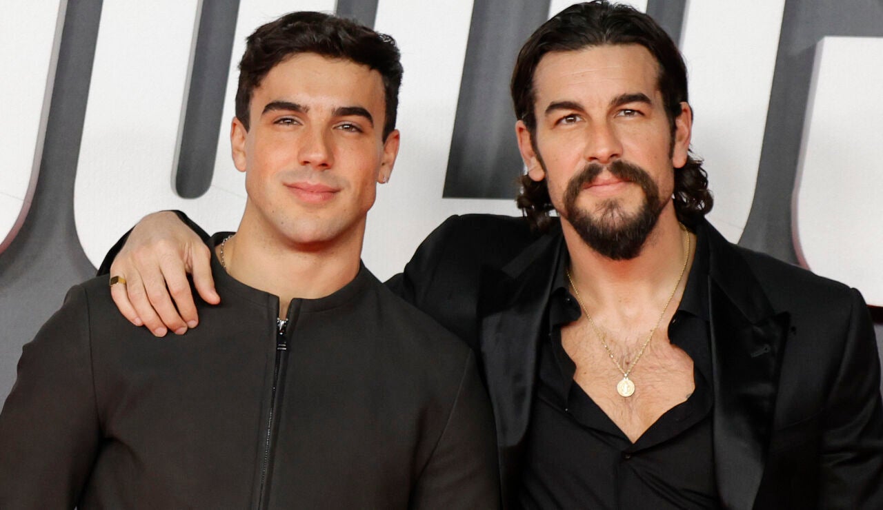 &Oacute;scar y Mario Casas en la presentaci&oacute;n de la pel&iacute;cula &Iacute;dolos