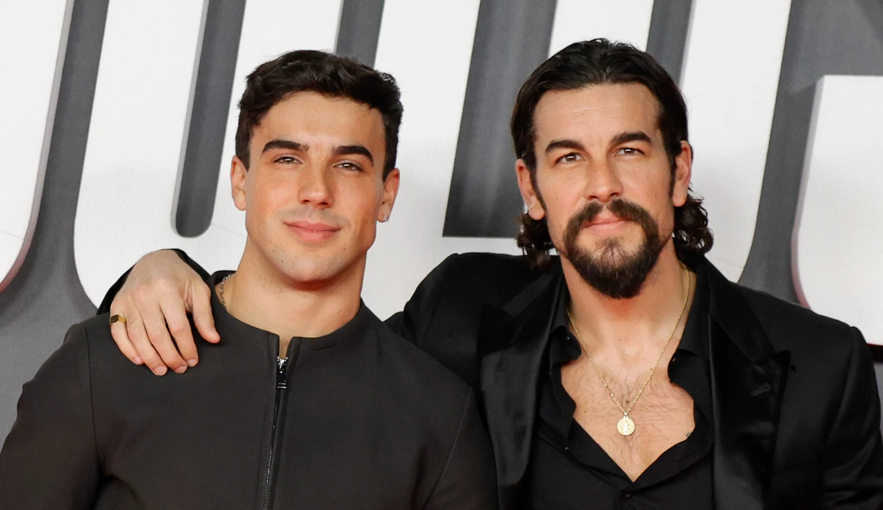 Óscar y Mario Casas en la presentación de la película Ídolos