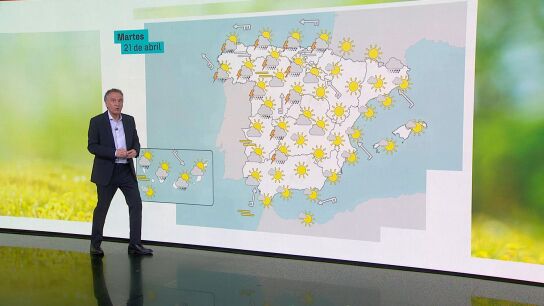 Roberto Brasero y la previsi&oacute;n del martes 21 de abril