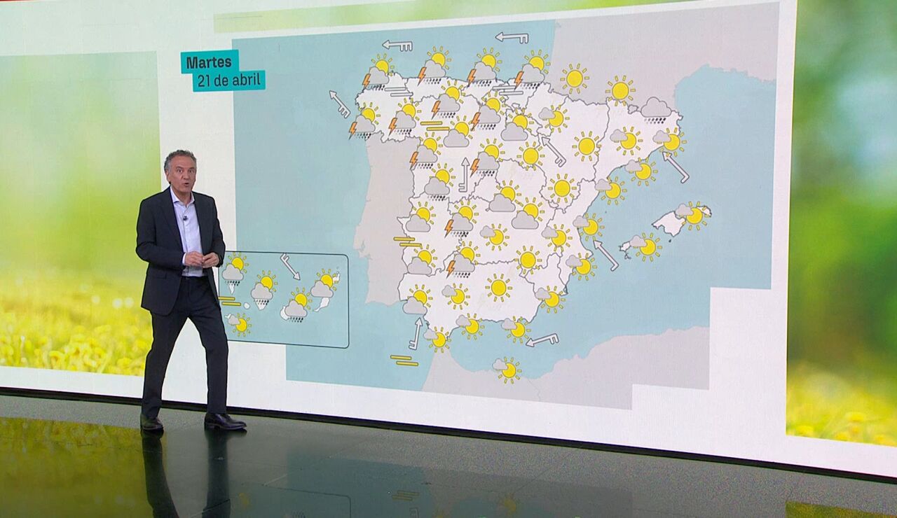 Roberto Brasero y la previsi&oacute;n del martes 21 de abril