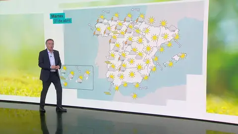 Roberto Brasero y la previsión del martes 21 de abril Roberto Brasero y la previsión del martes 21 de abril