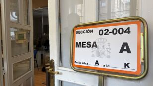 Mesa electoral, elecciones. Foto de archivo