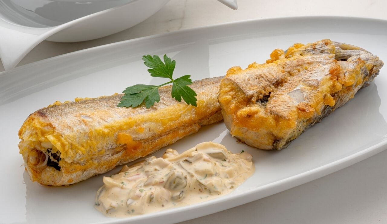 Carioca rebozada con salsa t&aacute;rtara de soja