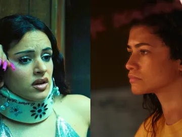 Rosalía y Zendaya en la temporada 3 de Euphoria Rosalía y Zendaya en la temporada 3 de Euphoria