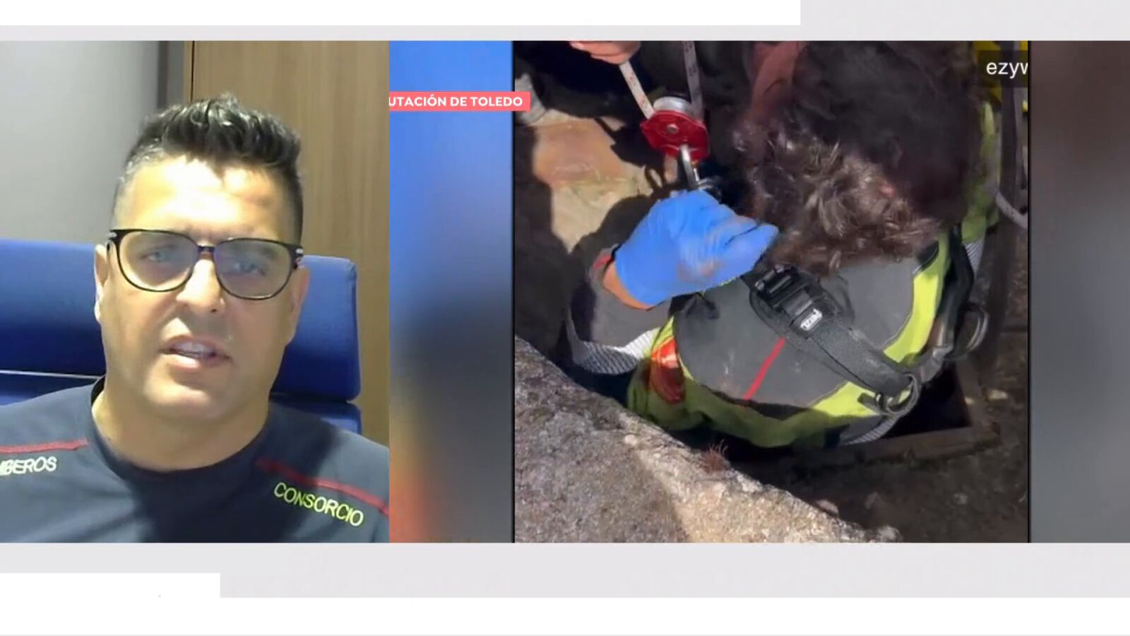 El bombero Óscar Vázquez, tras el rescate del niño que cayó al pozo en Toledo: 