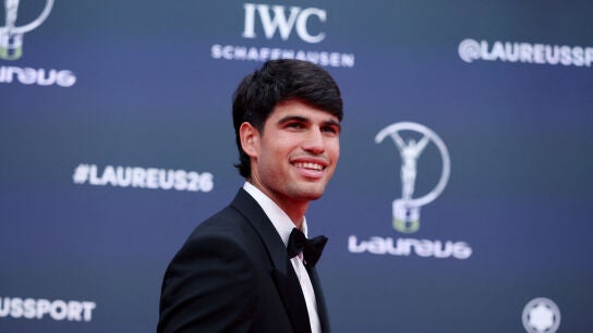 Carlos Alcaraz, en la gala de los Premios Laureus en Madrid