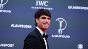 Carlos Alcaraz, en la gala de los Premios Laureus en Madrid