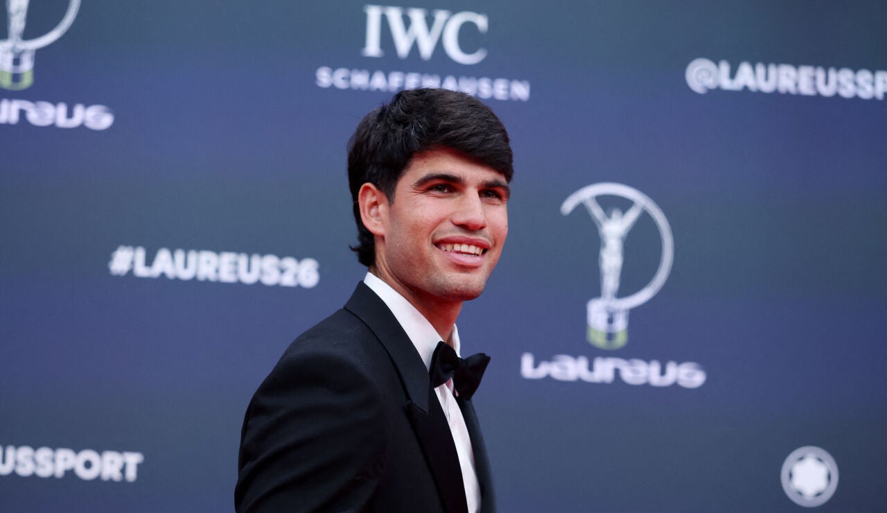 Carlos Alcaraz, en la gala de los Premios Laureus en Madrid