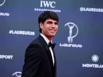 Carlos Alcaraz, en la gala de los Premios Laureus en Madrid Carlos Alcaraz, en la gala de los Premios Laureus en Madrid
