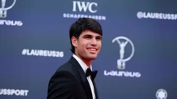Carlos Alcaraz, en la gala de los Premios Laureus en Madrid Carlos Alcaraz, en la gala de los Premios Laureus en Madrid