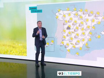 Roberto Brasero y la previsi&oacute;n del jueves 23 de abril