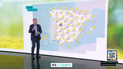 Roberto Brasero explica d&oacute;nde llover&aacute; los pr&oacute;ximos d&iacute;as