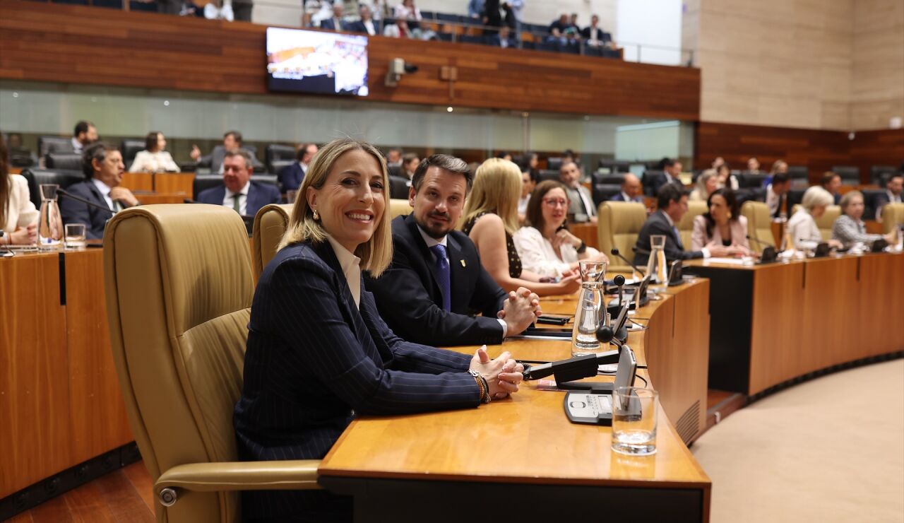 Mar&iacute;a Guardiola, en su sesi&oacute;n de investidura