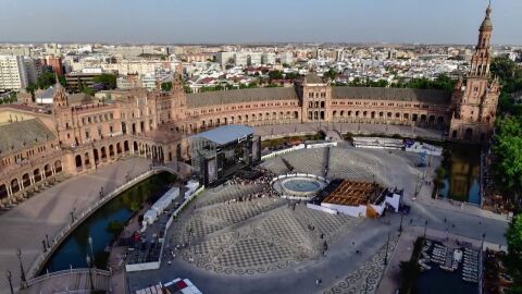 La Plaza de Espa&ntilde;a, escenario &uacute;nico del Ic&oacute;nica Santaluc&iacute;a Sevilla Fest