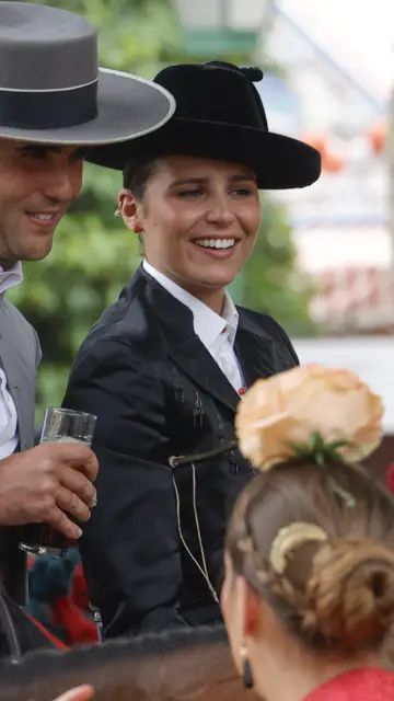 Tana Rivera, en el Real de Sevilla Tana Rivera, en el Real de Sevilla