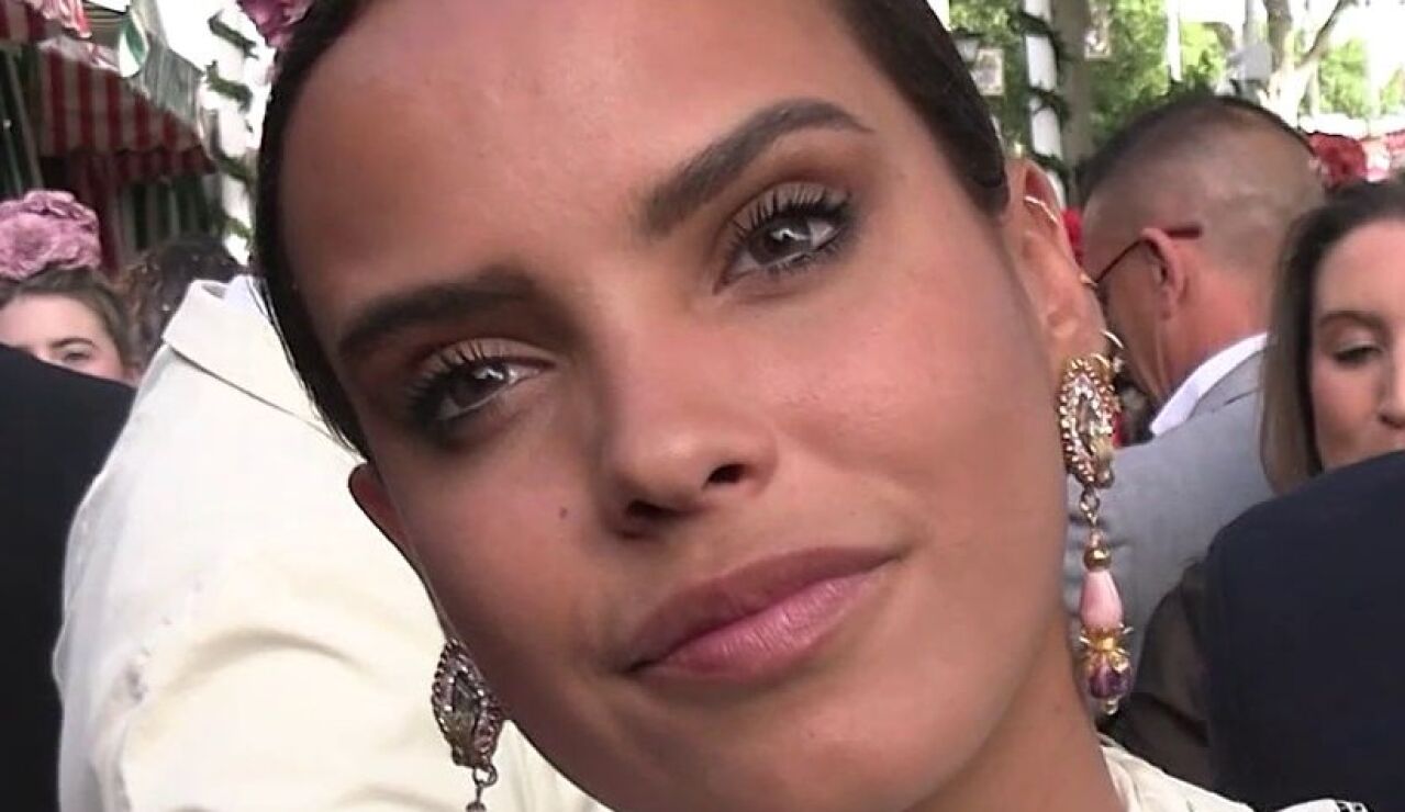 Gloria Camilia en la Feria de Sevilla