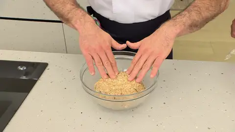 Mezcla y deja fermentar a temperatura ambiente Mezcla y deja fermentar a temperatura ambiente