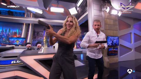 El accidente con pistolas entre Elsa Pataky y Pablo Motos: "Siendo polic&iacute;a y casi me matas"