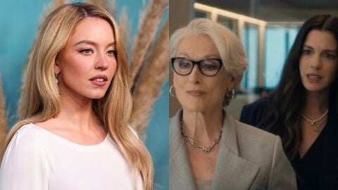 Sydney Sweeney, Meryl Streep y Anne Hathaway en El Diablo Viste de Prada 2