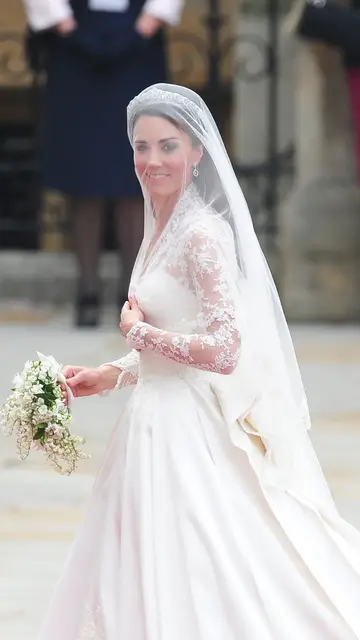 Kate Middleton vestida de novia Kate Middleton vestida de novia
