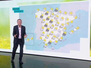 Roberto Brasero y la previsi&oacute;n del viernes 24 de abril