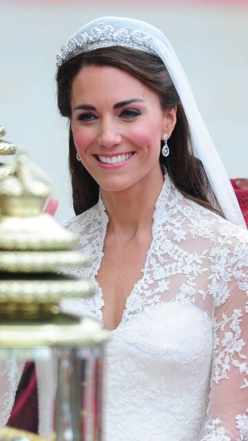 Kate Middleton vestida de novia