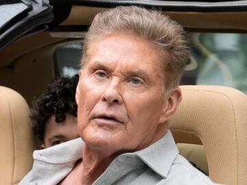 David Hasselhoff durante un acto promocional
