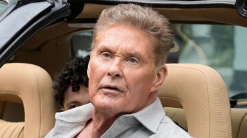 David Hasselhoff durante un acto promocional