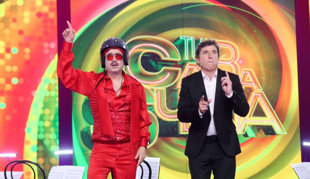 An&iacute;bal G&oacute;mez y Manel Fuentes en Tu cara me suena