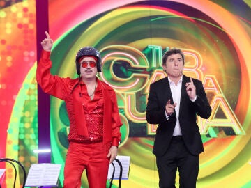 An&iacute;bal G&oacute;mez y Manel Fuentes en Tu cara me suena