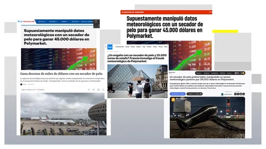 Un secador, apuestas millonarias y sospechas de fraude internacional Un secador, apuestas millonarias y sospechas de fraude internacional
