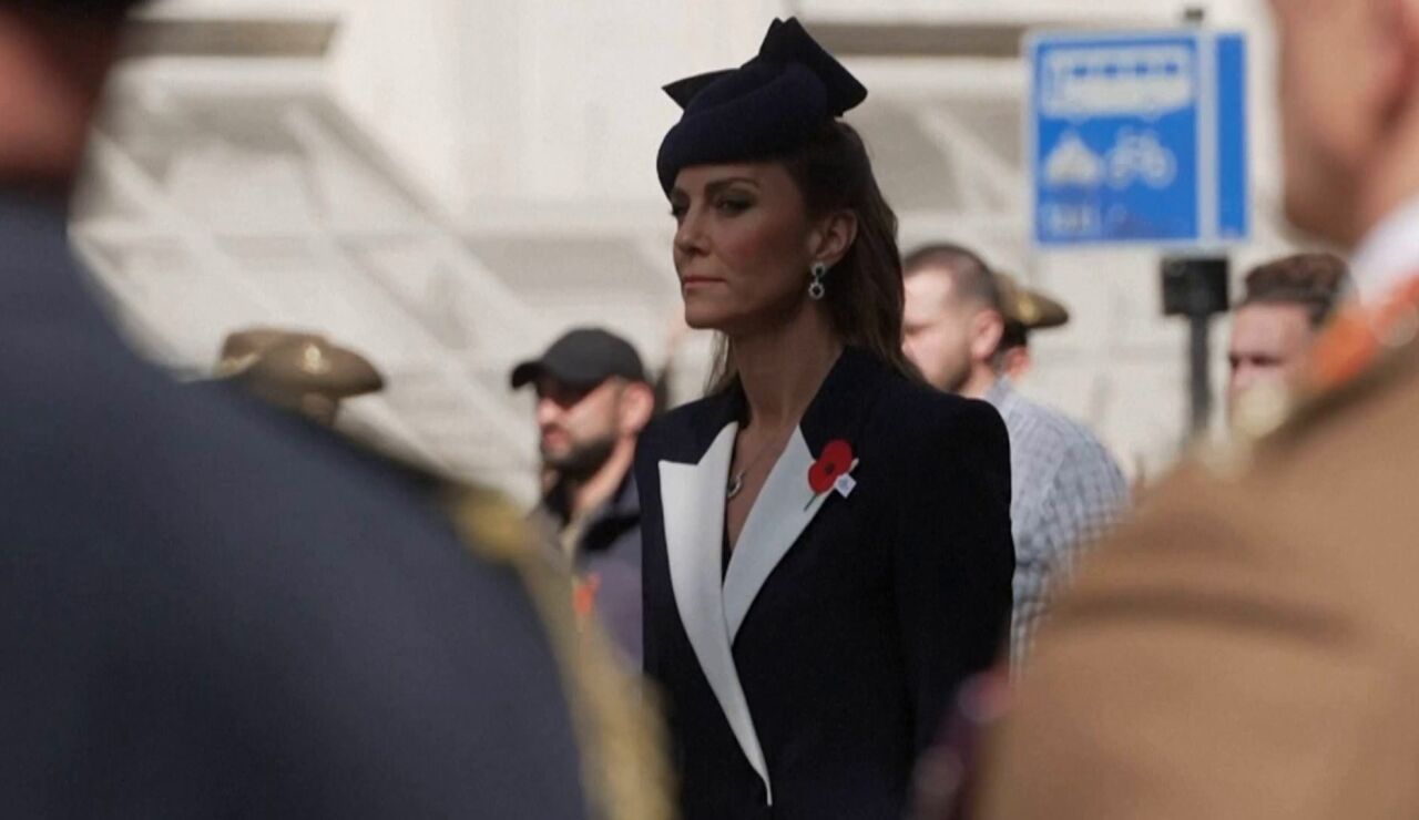 Kate Middleton reaparece en el homenaje del Anzac Day