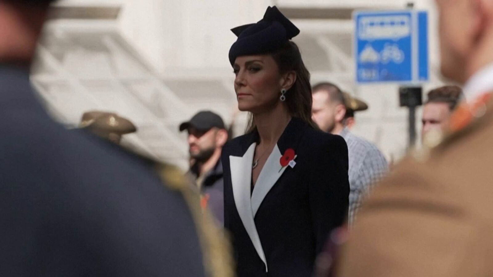 Kate Middleton reaparece en un homenaje a los combatientes de la Primera Guerra Mundial