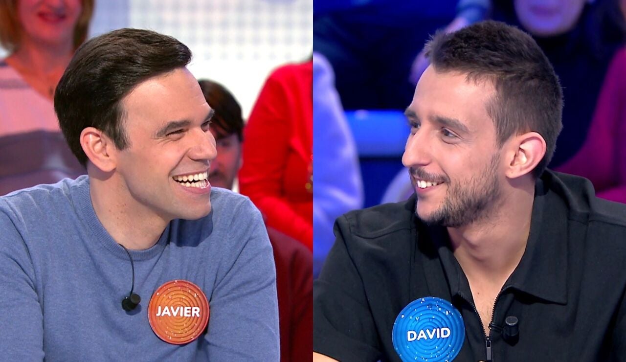 Javier y David, concursantes de Pasapalabra