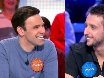 Javier y David, concursantes de Pasapalabra