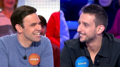 Javier y David, concursantes de Pasapalabra