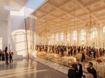 Imagen del futuro sal&oacute;n de baile de Trump