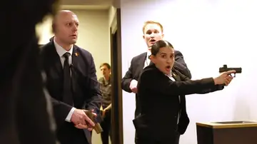 Un momento del intento de atentado Un momento del intento de atentado