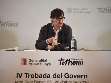 El presidente de la Generalitat de Catalunya, Salvador Illa